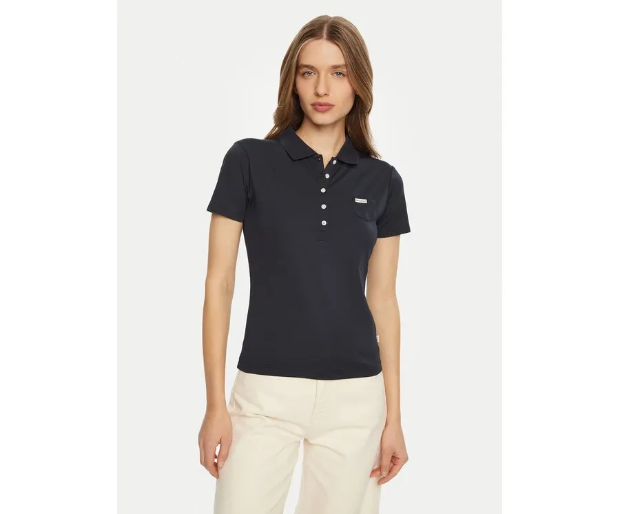 obrazek 1 Guess Polo W5RP47 KARS2 Granatowy Regular Fit