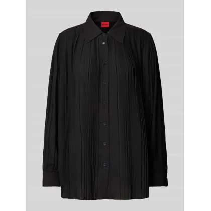 Zdjęcie Bluzka koszulowa z listwą guzikową model ‘Ebreca’