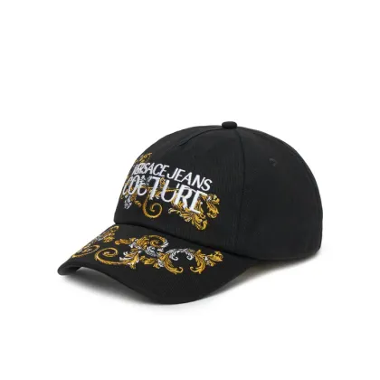 Zdjęcie Versace Jeans Couture Czapka z daszkiem 78VAZK17 Czarny