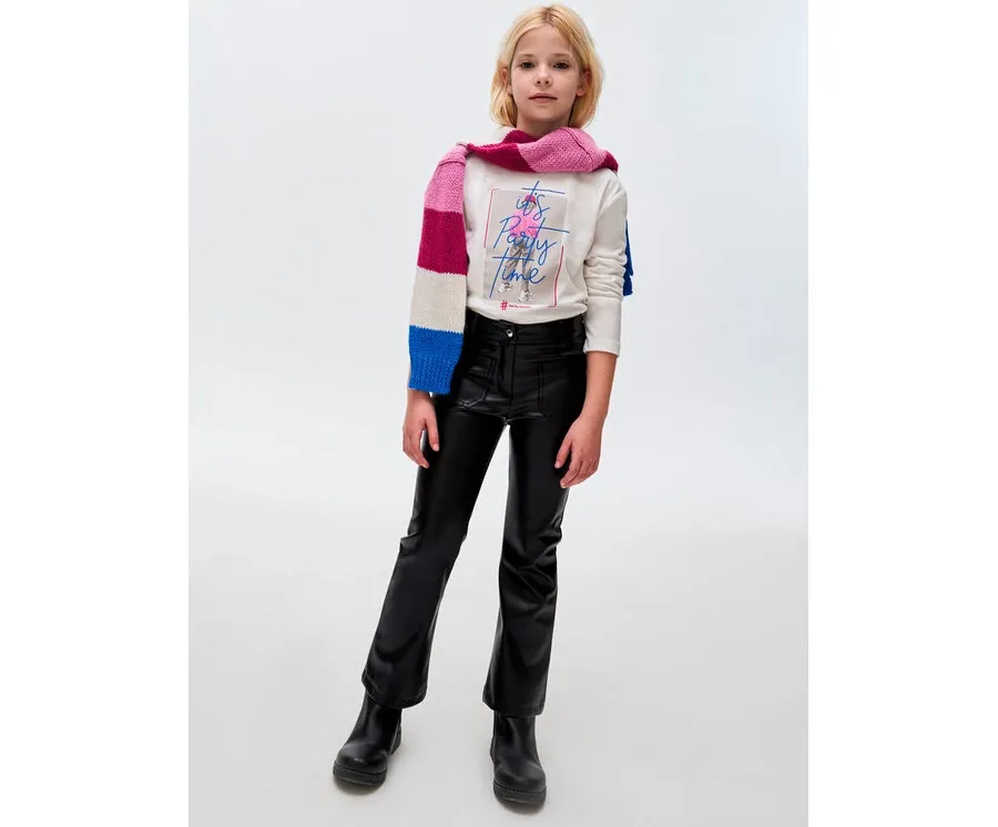 obrazek 1 Mayoral Bluzka 7.057 Écru Regular Fit