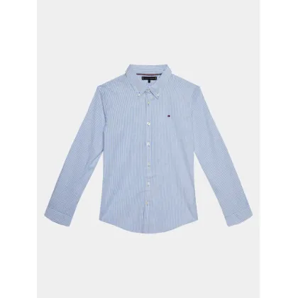 Zdjęcie Tommy Hilfiger Koszula Flex Ithaca Shirt L/S KB0KB08729 Niebieski Regular Fit