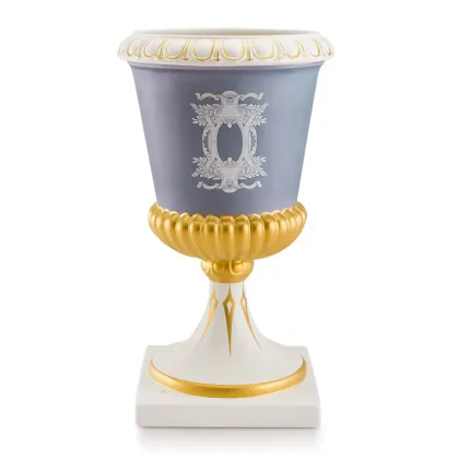 Picture Ceramic crater-shaped vase with imperial decoration - Ahura