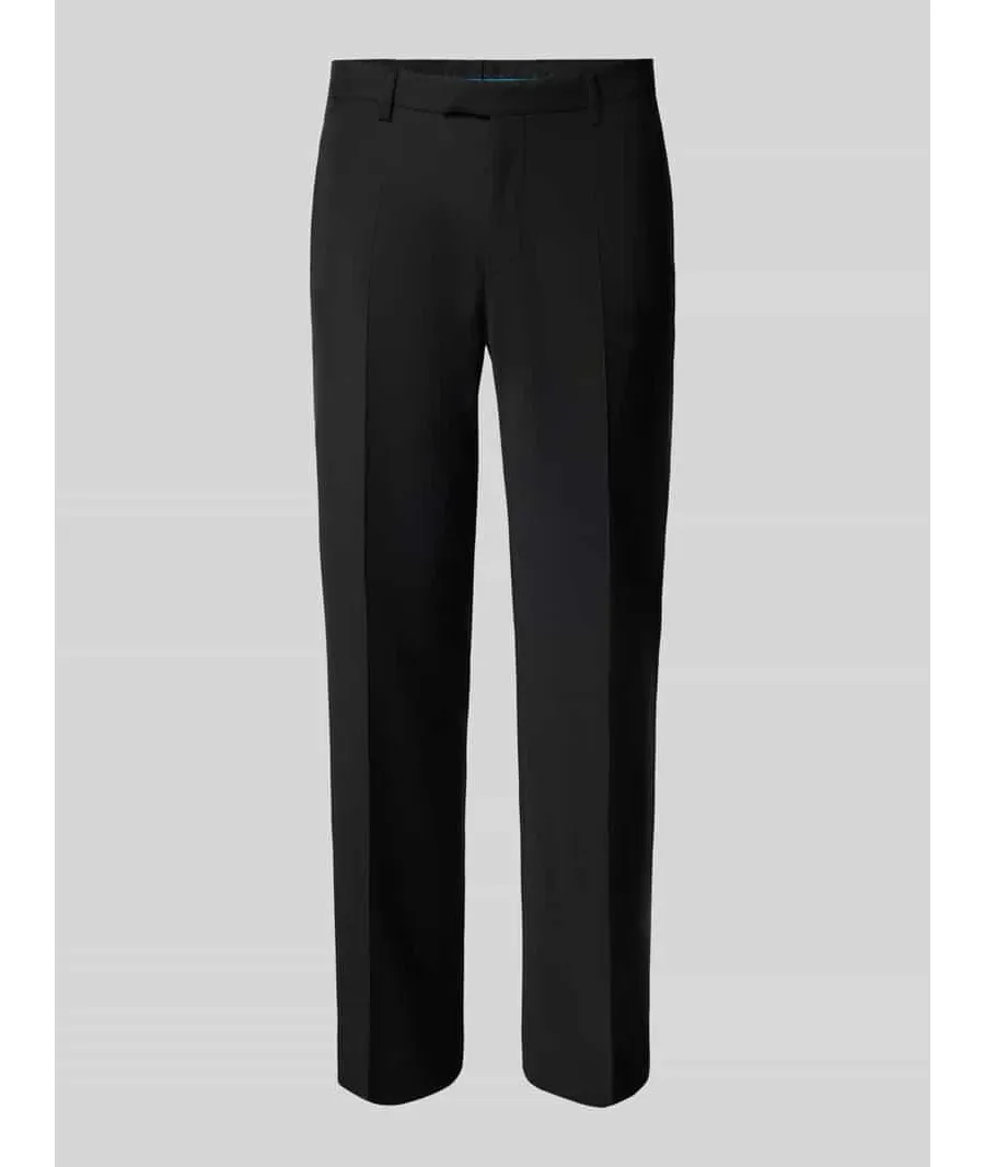 obrazek 1 Spodnie do garnituru o kroju regular fit w kant model ‘Ryan’
