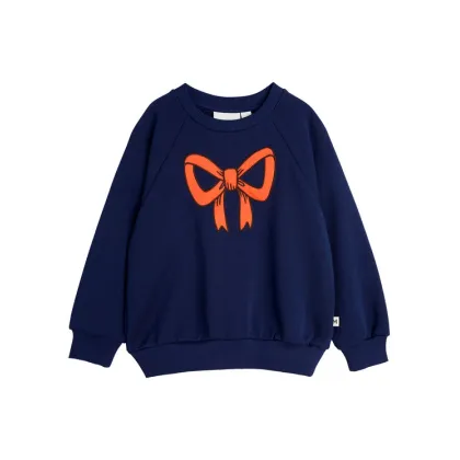 Zdjęcie MINI RODINI Bluza Bow 2512012960 Granatowy Regular Fit