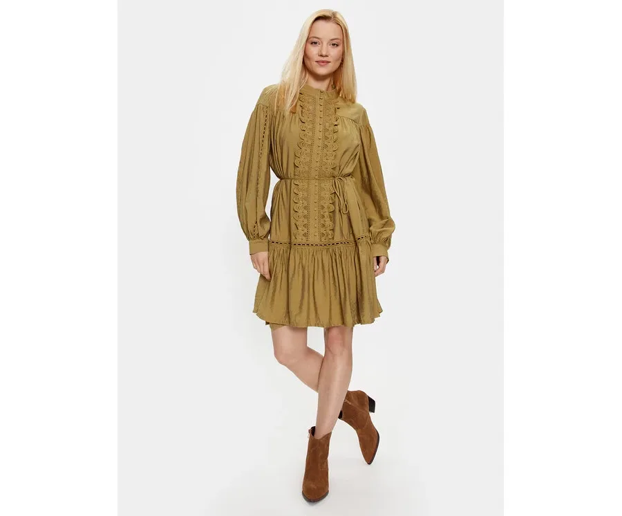 obrazek 1 Bruuns Bazaar Sukienka codzienna Karla BBW3388 Zielony Regular Fit
