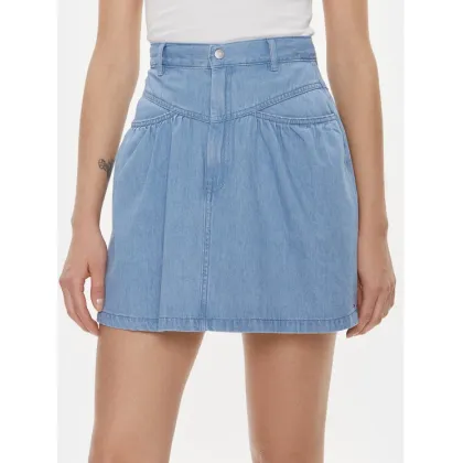 Zdjęcie Tommy Jeans Spódnica jeansowa Chambray DW0DW17440 Niebieski Regular Fit