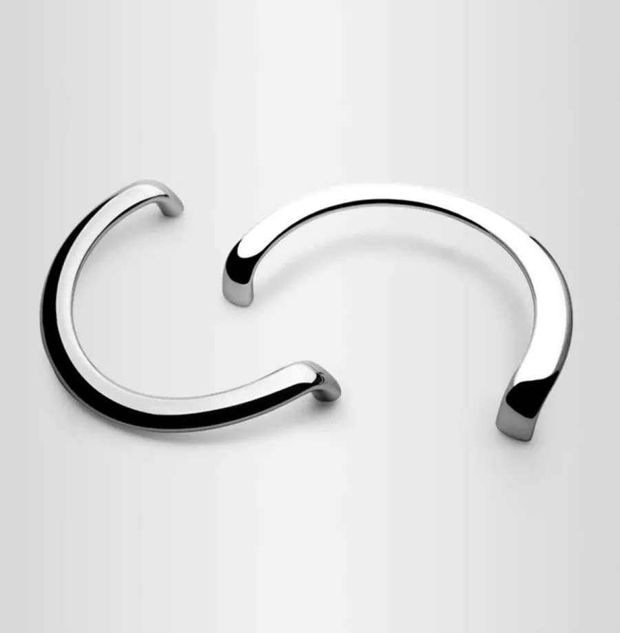 obrazek 1 Chromowany uchwyt Logo do mebli