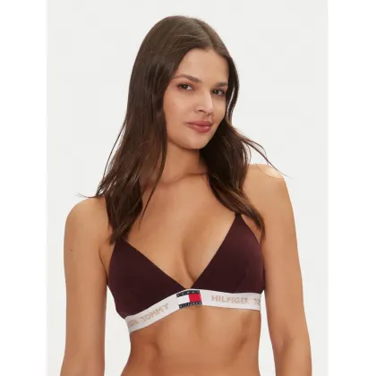 Zdjęcie Tommy Hilfiger Biustonosz braletka UW0UW05651 Bordowy