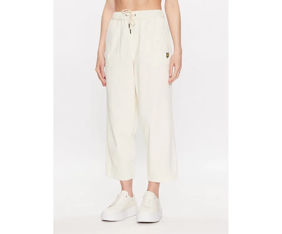 obrazek 1 Lyle & Scott Spodnie materiałowe Workwear Trousers TRW1801V Biały Regular Fit