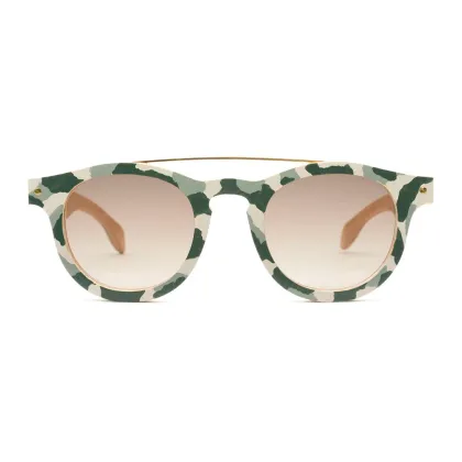 Zdjęcie Lata 80-te - bukowe okulary moro - Legno Light