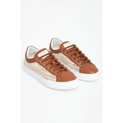 Zdjęcie Sneakersy damskie skórzane Oslo CESARE CASADEI Cesare Casadei