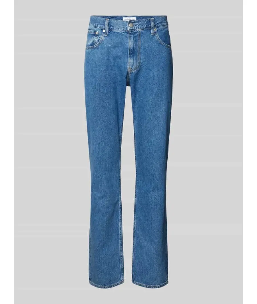 obrazek 1 Jeansy o kroju straight fit z 5 kieszeniami model ‘AUTHENTIC’