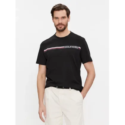 Zdjęcie Tommy Hilfiger T-Shirt Monotype MW0MW33688 Czarny Regular Fit