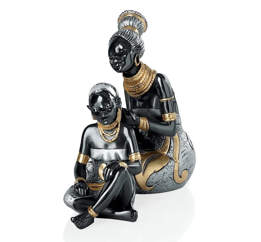 obrazek 1 Ozdobna statuetka afrykańska