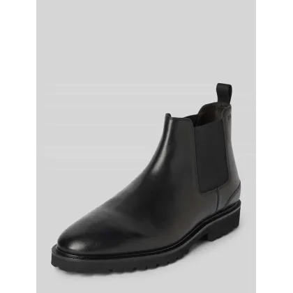 Zdjęcie Buty chelsea ze skóry z wytłoczonym logo model ‘pero danilo’