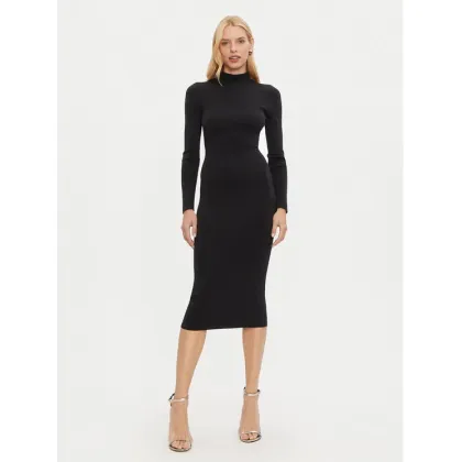 Zdjęcie MICHAEL Michael Kors Sukienka dzianinowa MF482Q14VR Czarny Slim Fit