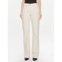 Zdjęcie Calvin Klein Jeansy Mid Rise Relax Bootcut Ecru K20K206308 Biały Slim Fit