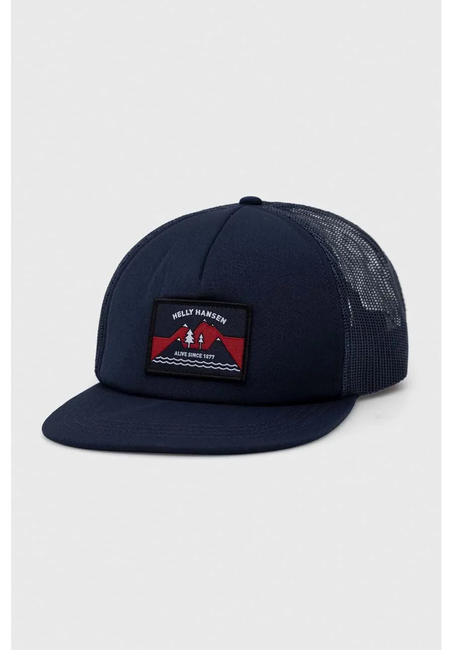obrazek 1 Helly Hansen czapka z daszkiem kolor granatowy 67155