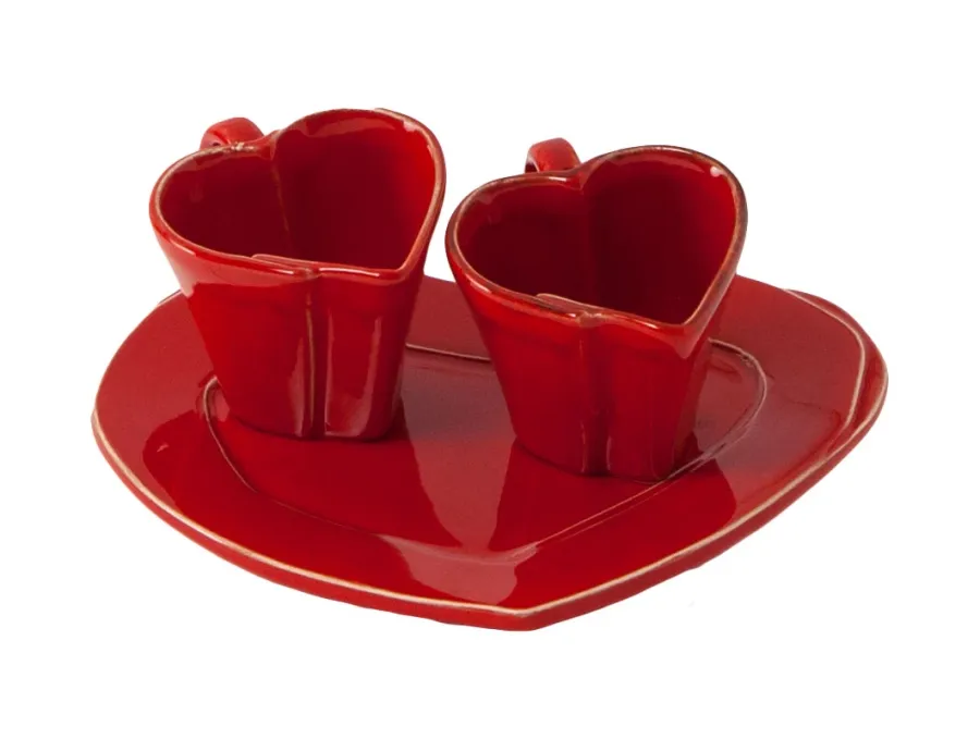 obrazek 2 Romantyczny ceramiczny zestaw do kawy - Virginia Casa