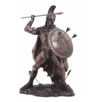 Zdjęcie Fantastyczna figura Leonidasa podczas bitwy
