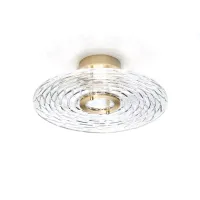 Picture Beautiful stylish lamp with a single crystal disc - Il Paralume Marina