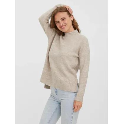 Zdjęcie Vero Moda Sweter 10269229 Beżowy Regular Fit