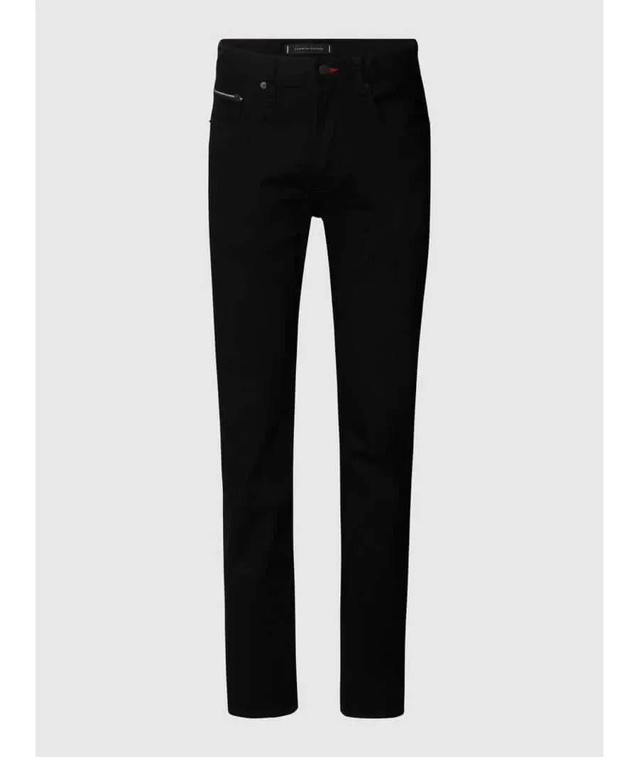 obrazek 1 Jeansy o kroju straight fit z dodatkiem streczu model ‘Denton’