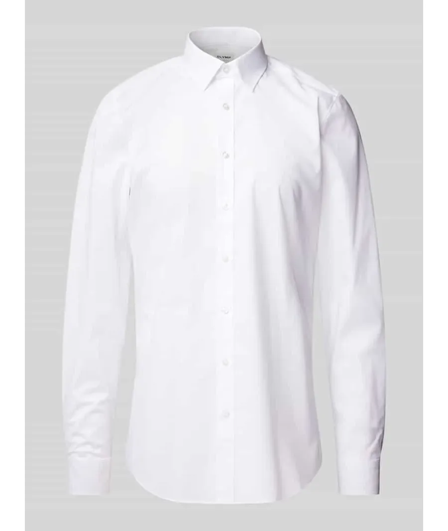 obrazek 1 Koszula biznesowa o kroju slim fit z popeliny z bardzo długim rękawem