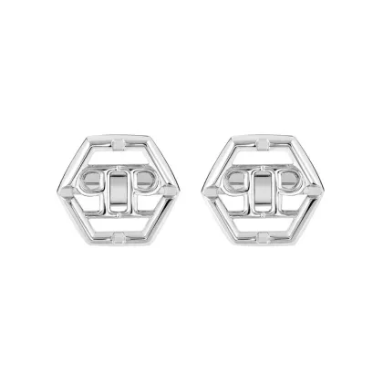 Zdjęcie PHILIPP PLEIN Spinki do mankietów Plein Icon PJ9AA10CU Srebrny