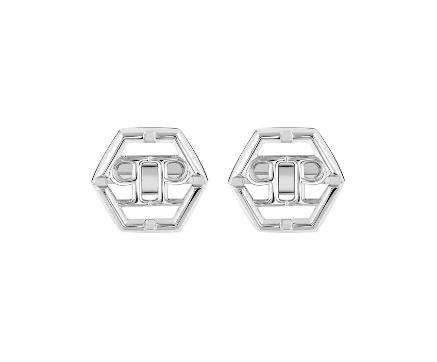 obrazek 1 PHILIPP PLEIN Spinki do mankietów Plein Icon PJ9AA10CU Srebrny