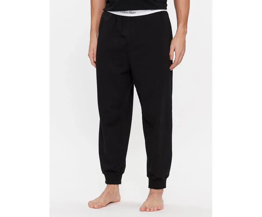 obrazek 1 Calvin Klein Underwear Spodnie piżamowe 000NM2302E Czarny Regular Fit