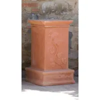 Picture Bust column for stylish gardens - Fornace Masini