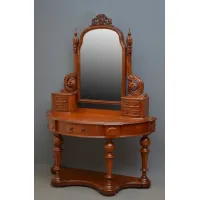Zdjęcie Antyczna, wiktoriańska toaletka z mahoniu