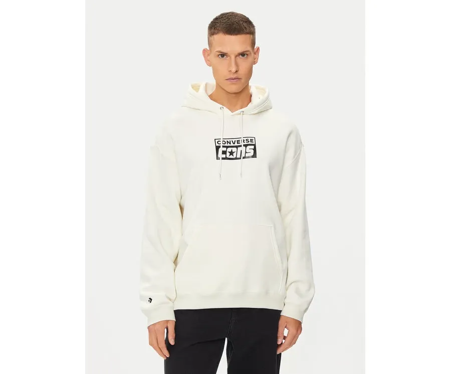 obrazek 1 Converse Bluza M Cons Hoodie 10026148-A10 Écru Regular Fit