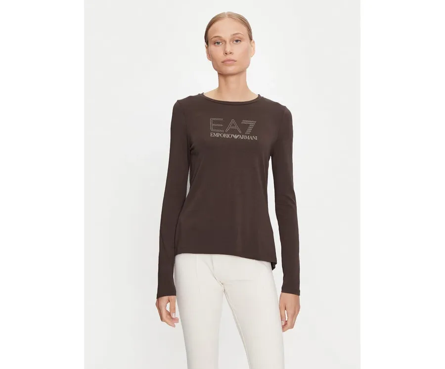 obrazek 1 EA7 Emporio Armani Bluzka 8NTT51 TJDQZ 1755 Brązowy Regular Fit