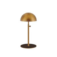 Picture Gold-plated hat rack with a chocolate-colored foot