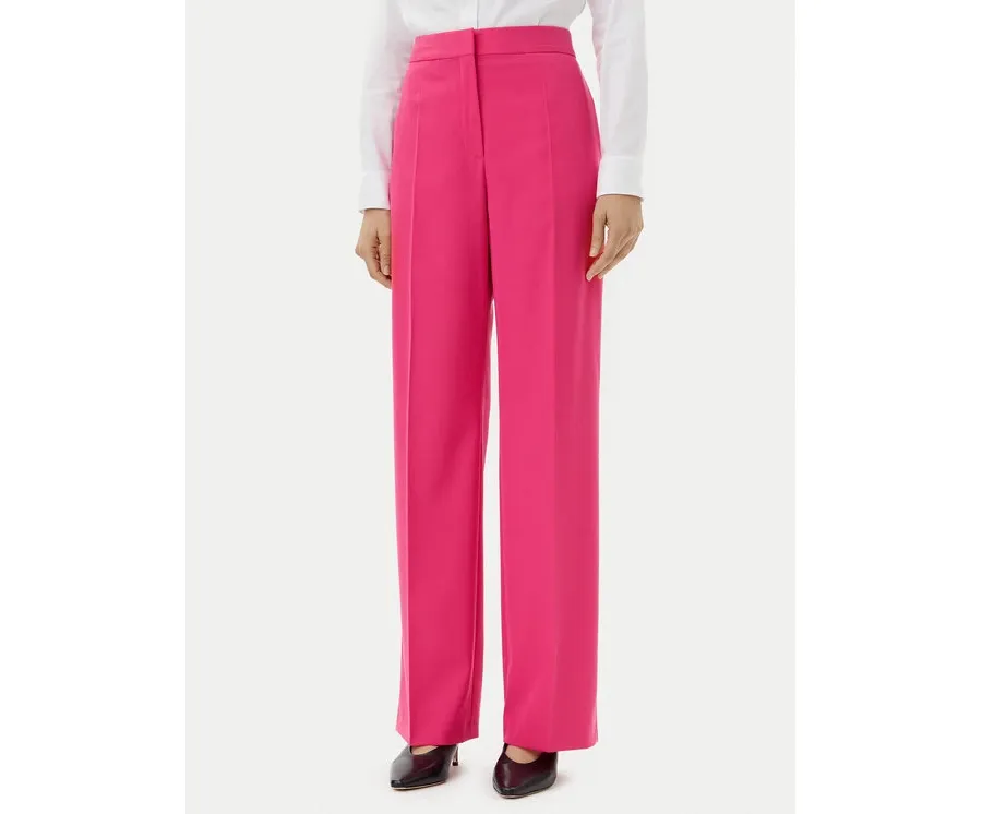obrazek 1 HUGO Spodnie materiałowe Hambali 50537611 Różowy Relaxed Fit