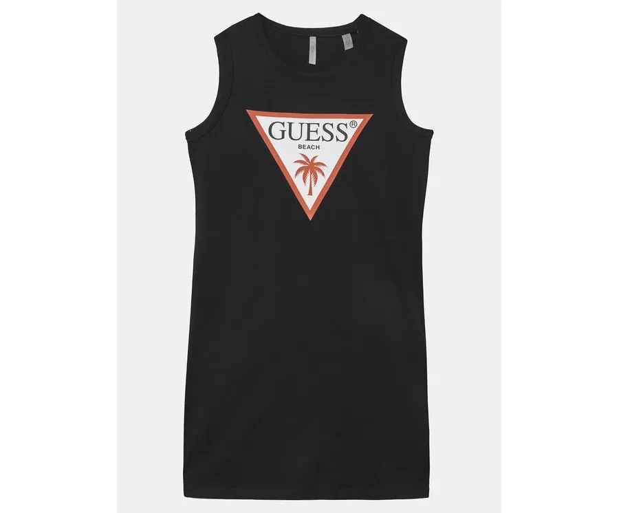 obrazek 1 Guess Sukienka codzienna J4GK35JA914 Czarny Regular Fit
