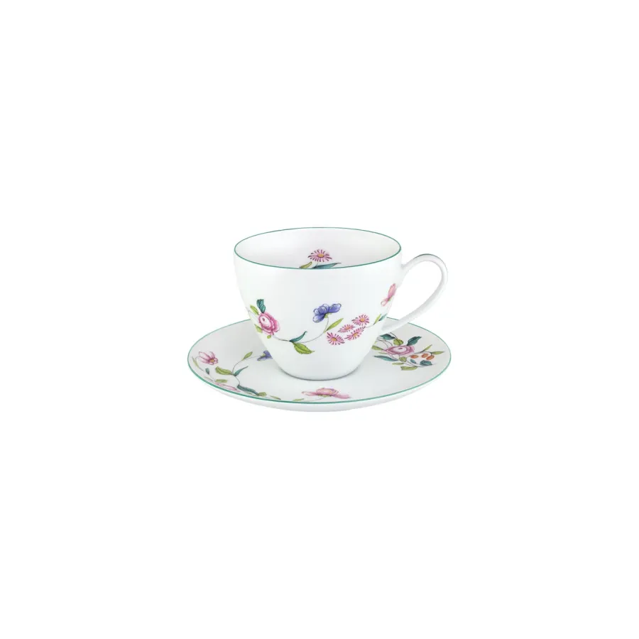 obrazek 14 Gustowny komplet zastawy stołowej z porcelany dla 12 osób, 68 el. - Porcel