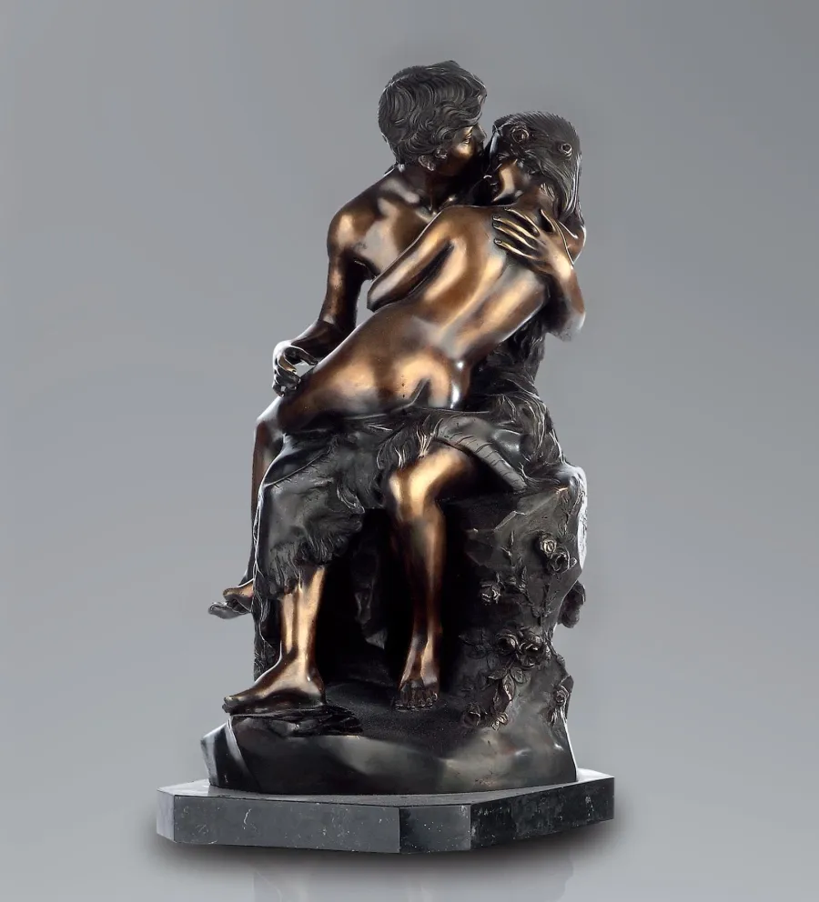 obrazek 1 Rzeźba z brązu przedstawiająca pocałunek - Fonderia Artistica Ruocco