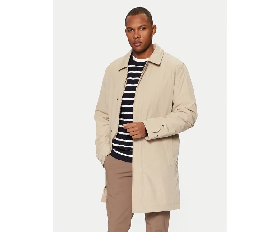 obrazek 1 Tommy Hilfiger Płaszcz przejściowy MW0MW37651 Beżowy Regular Fit