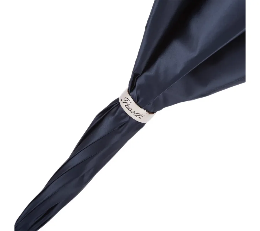 obrazek 5 Oryginalny granatowy parasol damski zdobiony motywem motyli – Pasotti