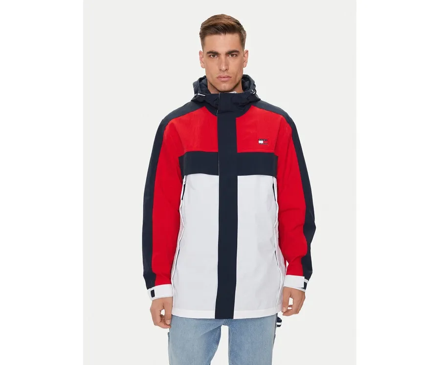 obrazek 1 Tommy Jeans Parka Archive DM0DM19477 Czerwony Relaxed Fit