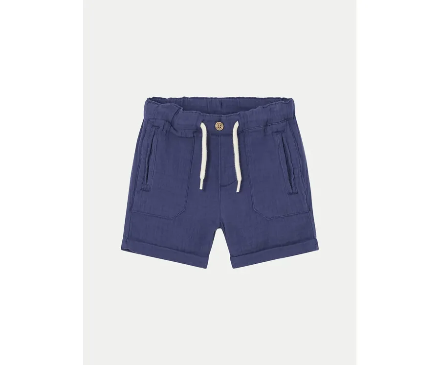 obrazek 1 Mayoral Szorty materiałowe 1236 Granatowy Regular Fit