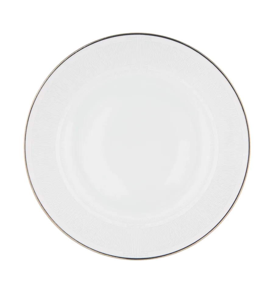 obrazek 1 Luksusowy porcelanowy talerz-półmisek Eternal z delikatnym geometrycznym motywem - Vista Alegre