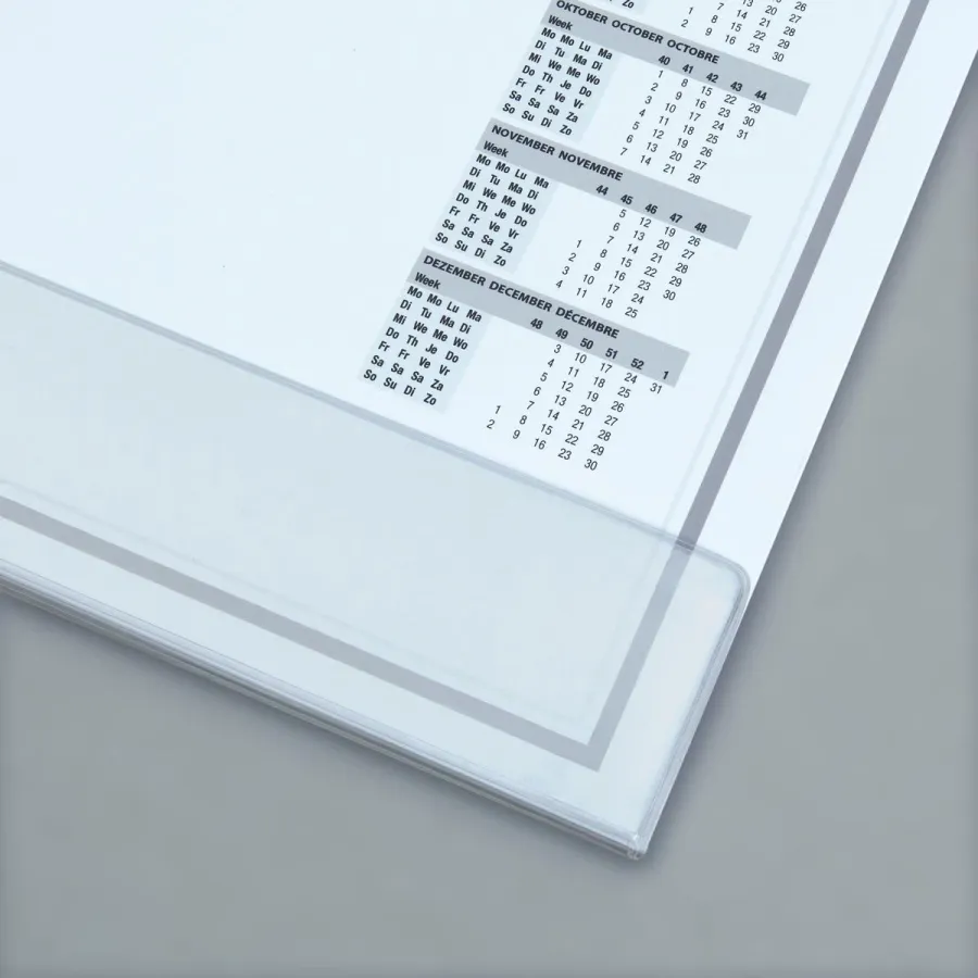 obrazek 3 Podkład papierowy z przezroczystym plastikowym paskiem - Sigel