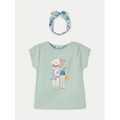 Zdjęcie Mayoral T-Shirt 3009 Zielony Regular Fit