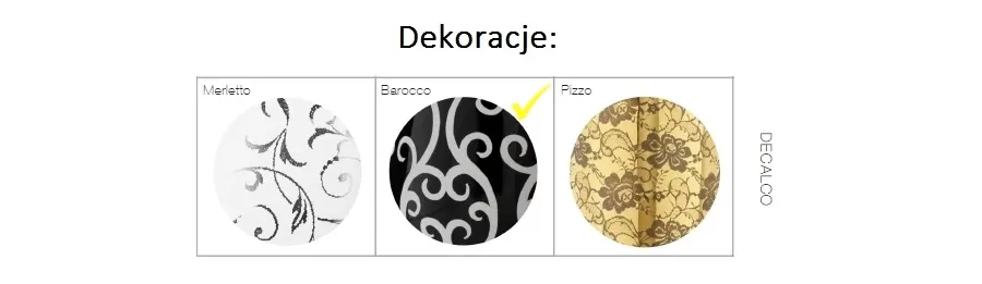 obrazek 4 Przepiękne czarne wazony z kryształkami