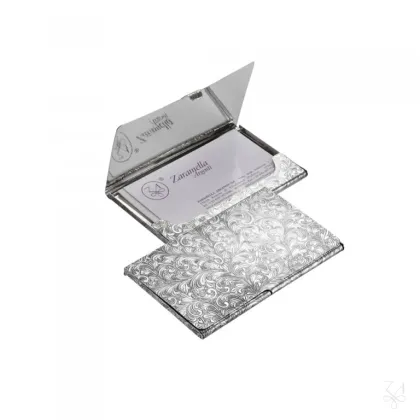 Zdjęcie Ekskluzywny włoski wizytownik ze srebra - Zaramella Argenti