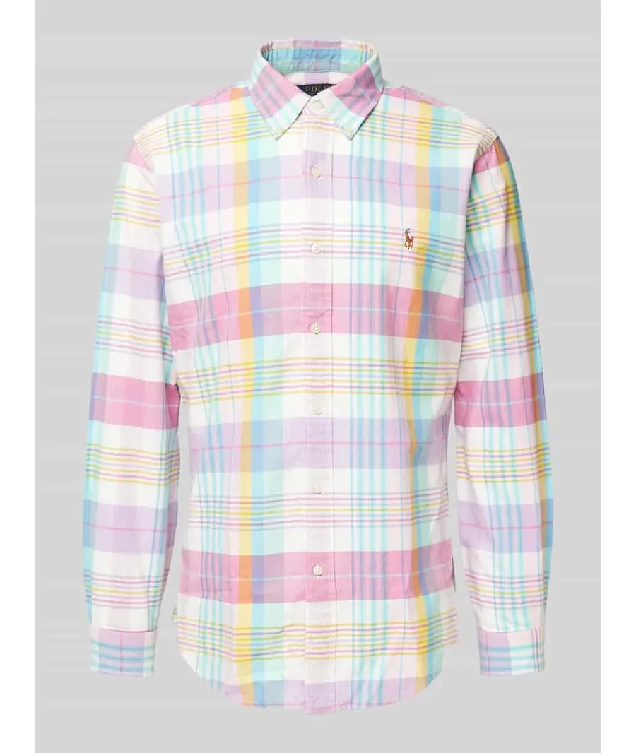 obrazek 1 Koszula casualowa o kroju classic fit z kołnierzykiem typu button down